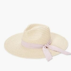 Scarf Trim Floppy Hat